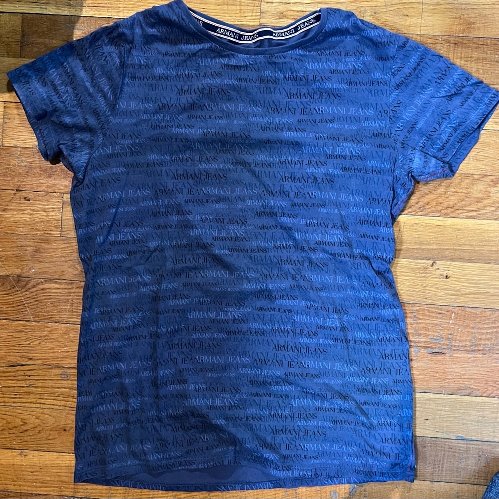 Armani jeans  t-shirt men; medium